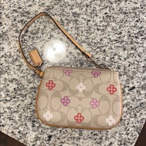 Coach like new wristlet